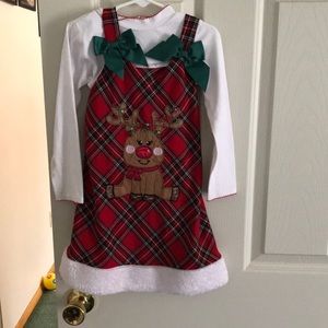Reindeer Christmas dress